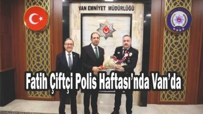 AK Parti Heyetinden Van İl Emniyet Müdürü Murat Mutlu’ya Polis Haftası Ziyareti