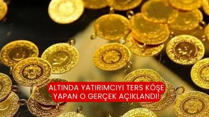 Altında yatırımcıyı ters köşe yapan o gerçek açıklandı!