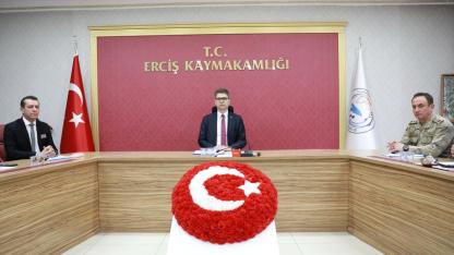 Erciş’te Okul Güvenliği Toplantısı Gerçekleştirildi