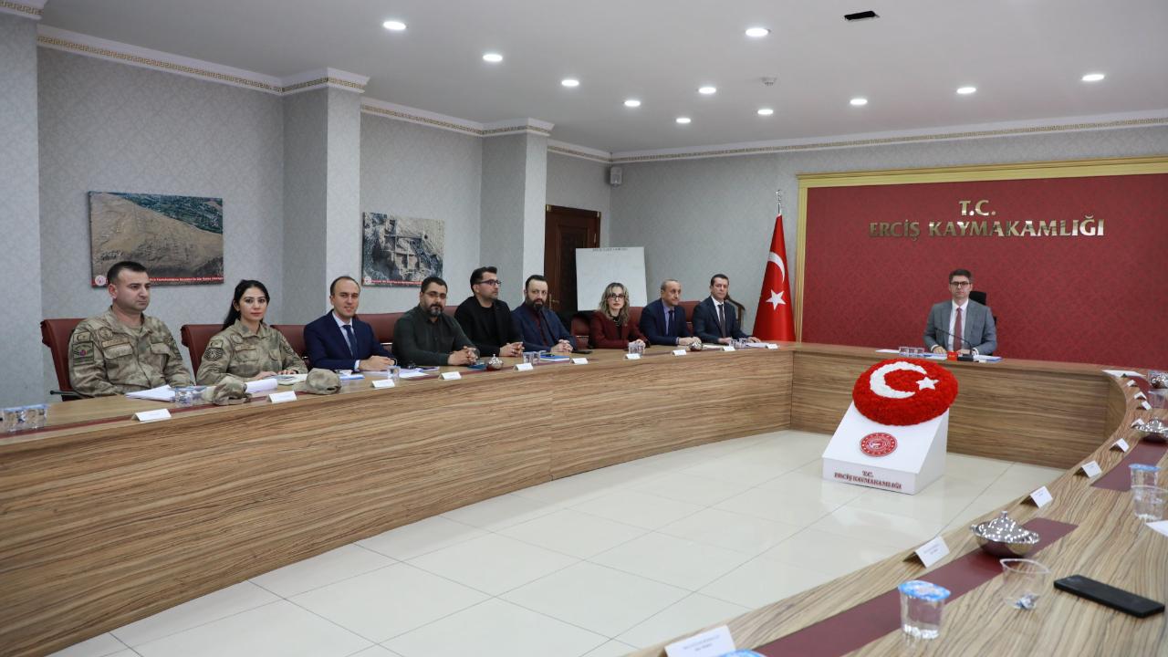 Erciş’te Okul Güvenliği Toplantısı Gerçekleştirildi