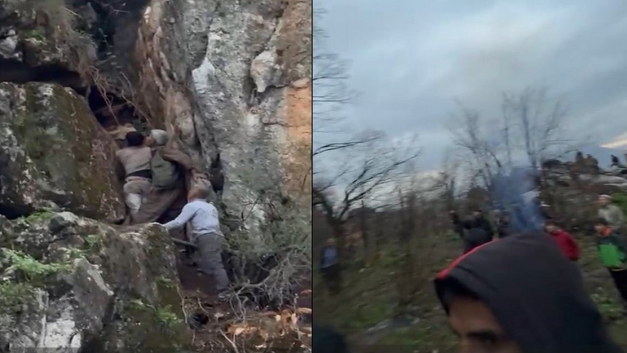 Hakkari'de dağda mahsur kalan genç kurtarıldı