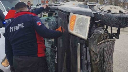 Iğdır’da trafik kazası, 2 yaralı