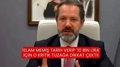 İslam Memiş tarih verip '10 bin lira' için o kritik tuzağa dikkat çekti!