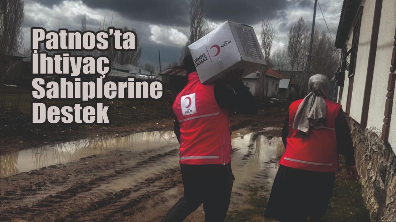 Kızılay’dan Patnos’ta İhtiyaç Sahiplerine Destek