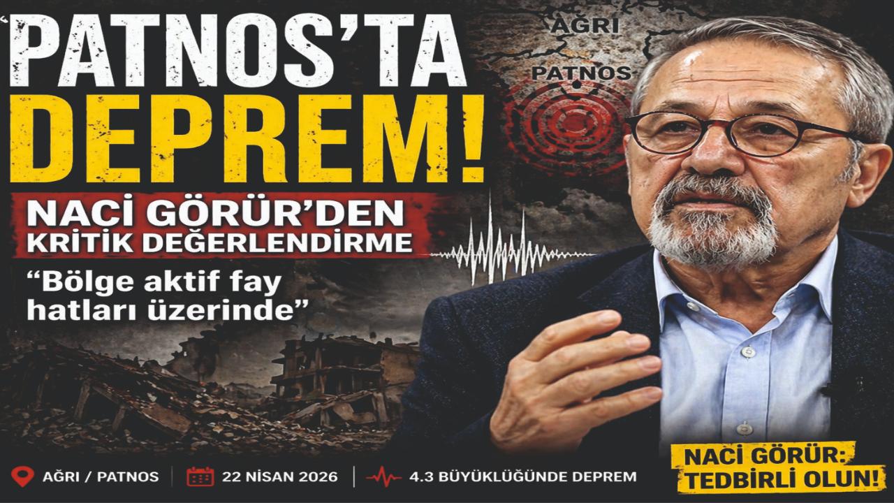 Naci Görür, Patnos Depremini Değerlendirdi