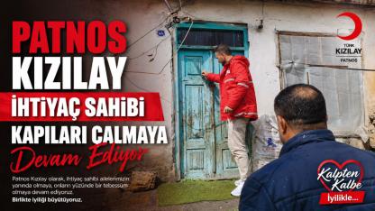 Patnos Kızılay ihtiyaç sahiplerine ulaşmaya devam ediyor
