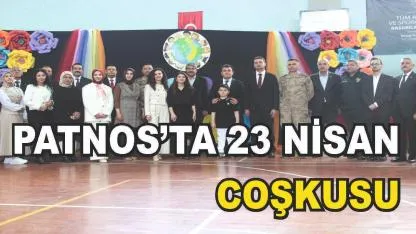 Patnos'ta 23 Nisan Coşkuyla Kutlandı
