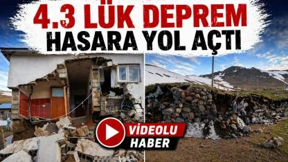 Patnos’ta 4.3 Büyüklüğünde Deprem: Kucak Köyünde Hasar Oluştu