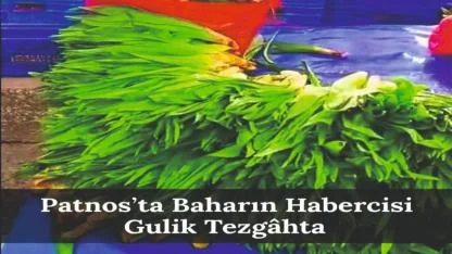 Patnos’ta Baharın Habercisi: Çiriş (Gulik) Tezgâhlarda Yerini Aldı