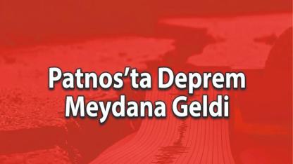 Patnos’ta Deprem Meydana Geldi