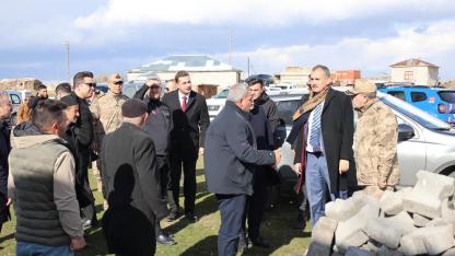 Patnos’ta deprem sonrası hasar tespit çalışmaları başlatıldı