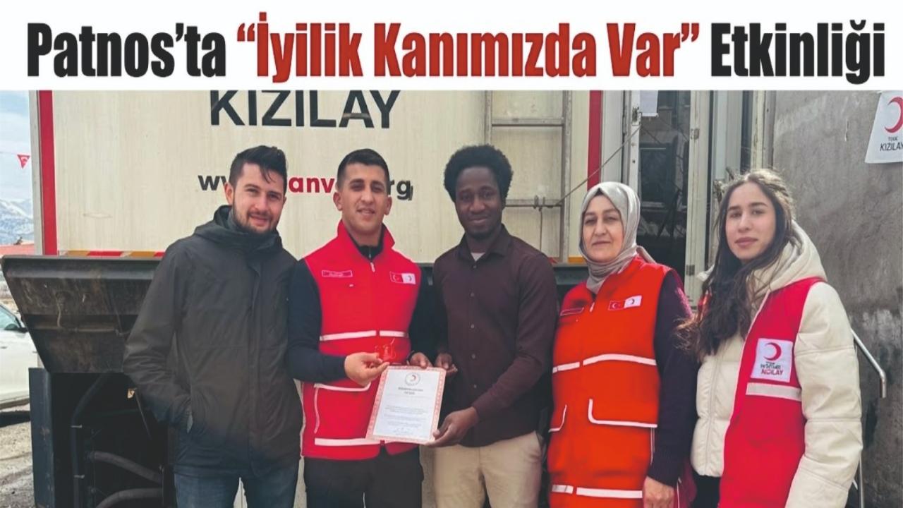 Patnos’ta “İyilik Kanımızda Var” Etkinliği