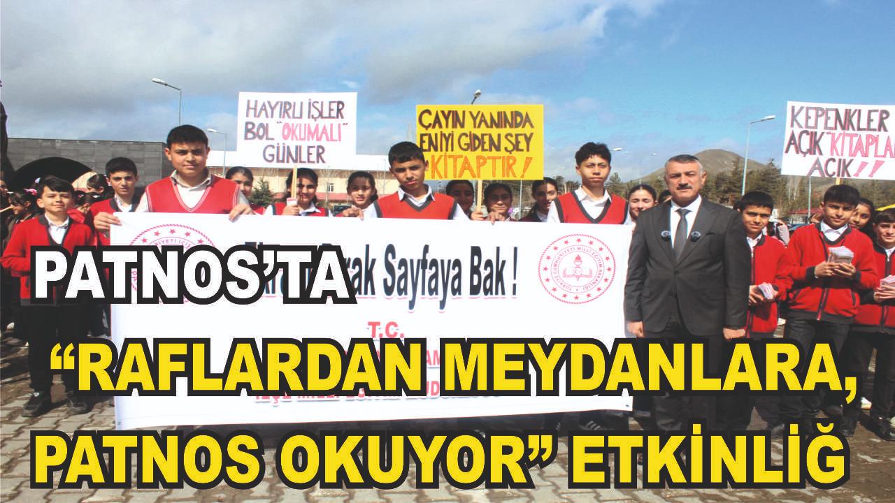 Patnos'ta Kitap Okuma Etkinliği Gerçekleştirildi( Videolu Haber)