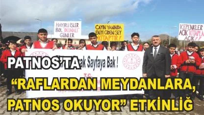 Patnos'ta Kitap Okuma Etkinliği Gerçekleştirildi( Videolu Haber)