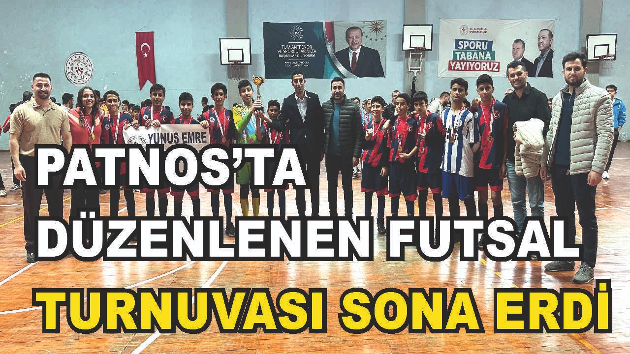 Patnos'ta Kız ve Erkek Futsal Turnuvası Sona Erdi