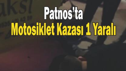 Patnos’ta Motosiklet Kazası: 1 Yaralı