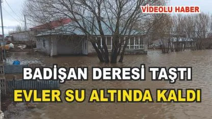 Patnos’ta Sağanak Yağışlar Badişan Deresi’nde Taşkına Yol Açtı