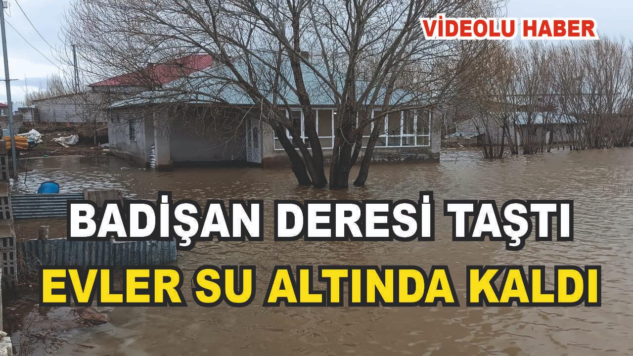 Patnos’ta Sağanak Yağışlar Badişan Deresi’nde Taşkına Yol Açtı