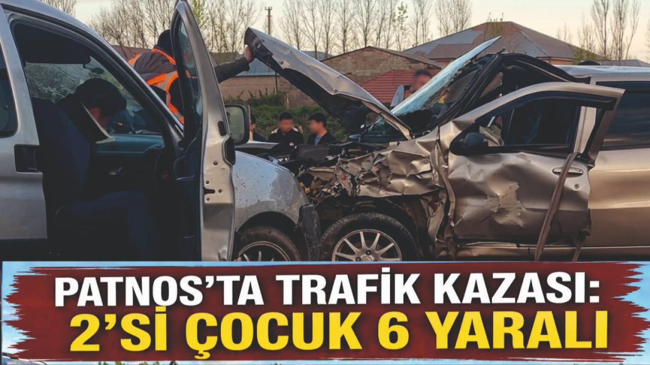 Patnos’ta Trafik Kazası: 2’si Çocuk 6 Yaralı
