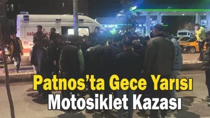 Patnos’ta Trafik Kazası: Motosikletli Kurye Yaralandı