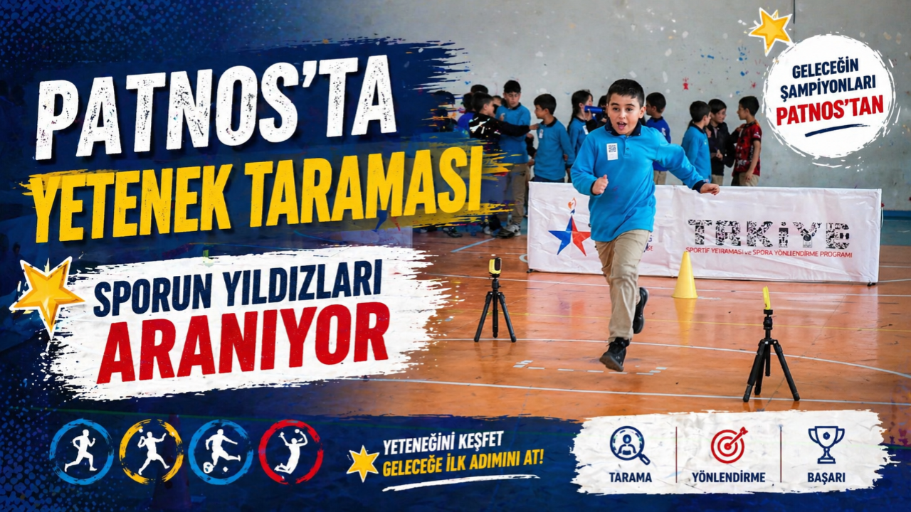 Patnos'ta Türkiye Sportif Yetenek Taraması Basladı