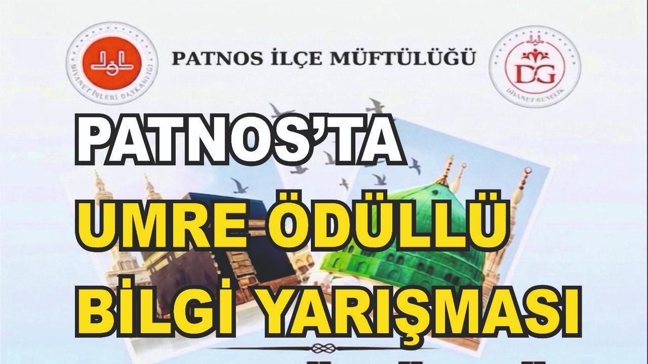 Patnos’ta Umre Ödüllü Bilgi Yarışması Düzenlenecek