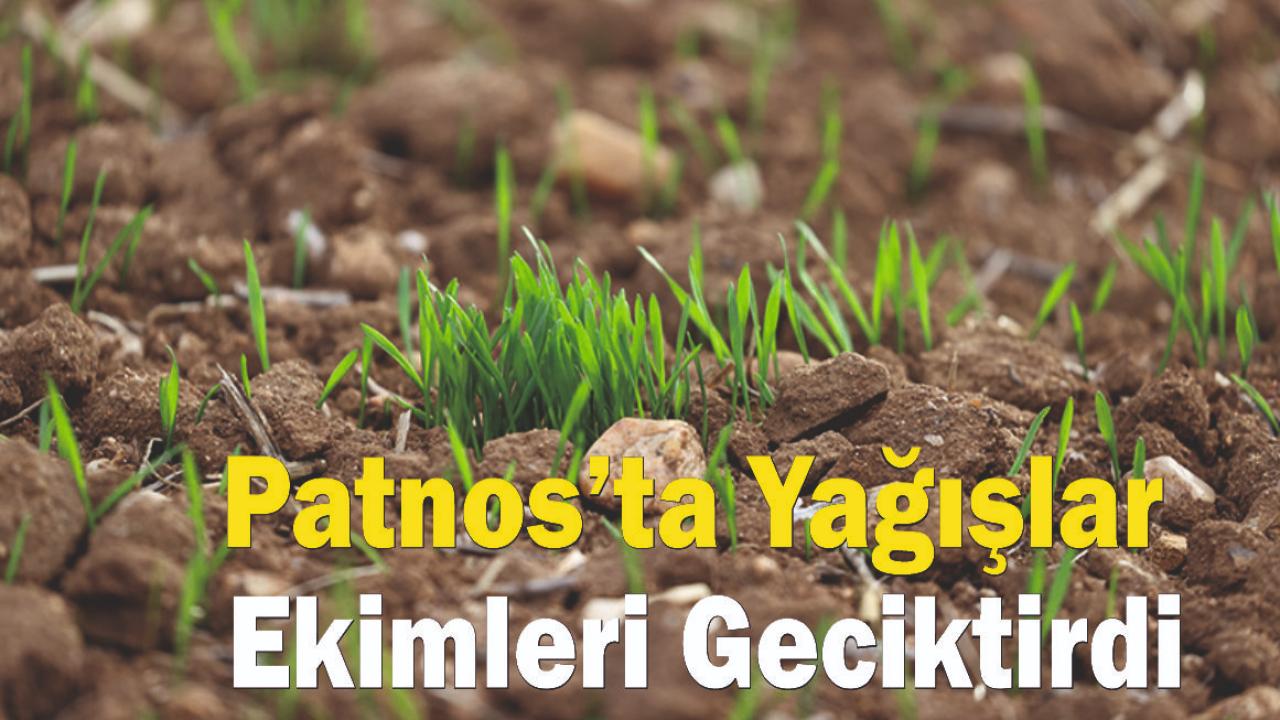 Patnos’ta Yağışlar Ekimleri Geciktirdi