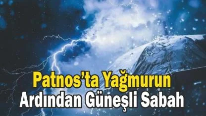Patnos’ta Yağmurun Ardından Güneşli Sabah
