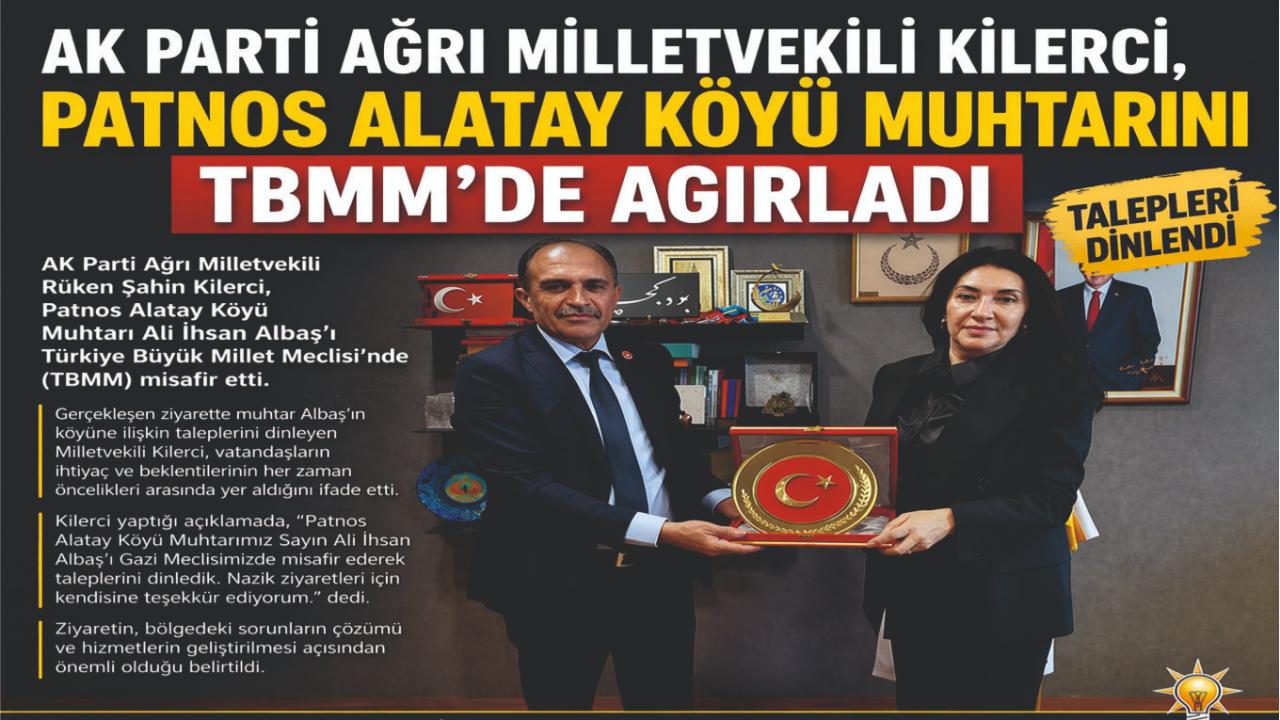 Patnos’tan Meclis’e Ziyaret