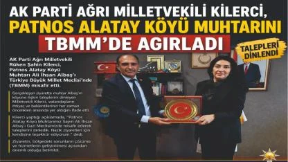 Patnos’tan Meclis’e Ziyaret