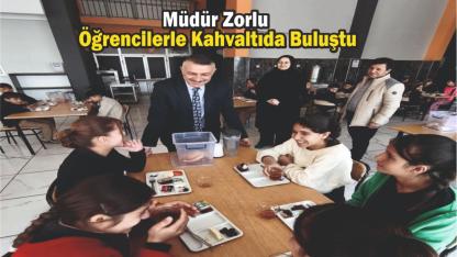 Müdür Zorlu’dan Öğrencilere Destek Mesajı