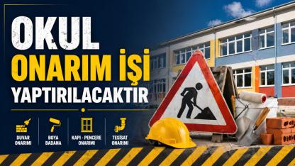 2 GRUP 6 OKUL ONARIM İŞİ YAPTIRILACAKTIR