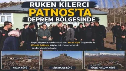 Ruken Kilerci Patnos’ta Deprem Bölgesinde