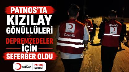 Patnos Kızılay Depremzedeleri Yalnız Bırakmadı (Videolu Haber)