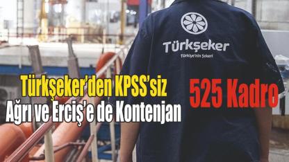 Türkşeker 525 İşçi Alacak: Ağrı ve Erciş’e de Kontenjan