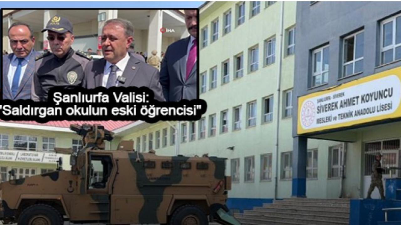 Şanlıurfa Siverek'te Okul Saldırı:16 yaralı  (Videolu haber)