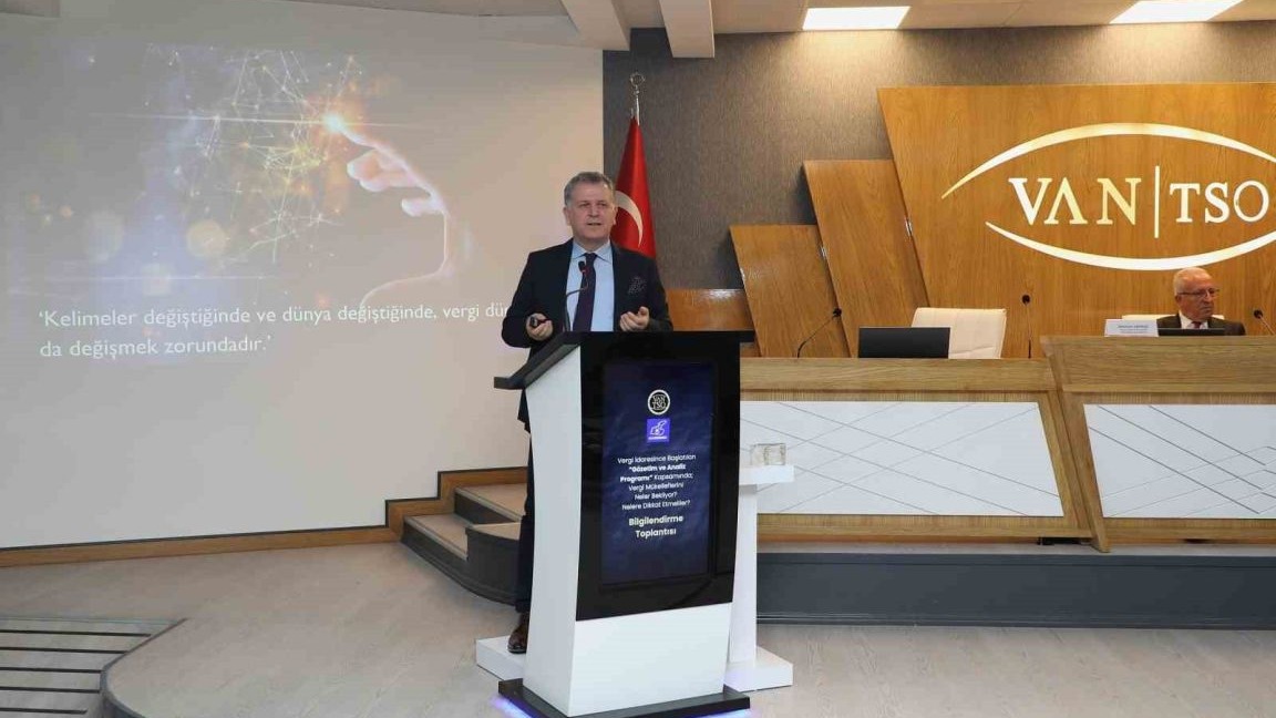 Van Ticaret ve Sanayi Odası'nda "Gözetim ve Analiz Programı" toplantısı düzenlendi