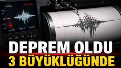 3.0 Büyüklüğünde Deprem