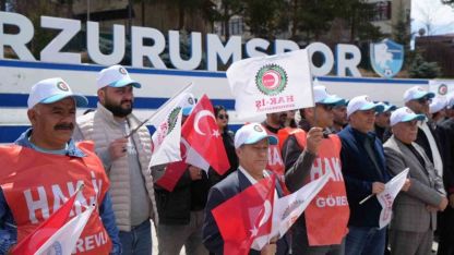 Ezurum’da 1 Mayıs’ta işçiler meydanda