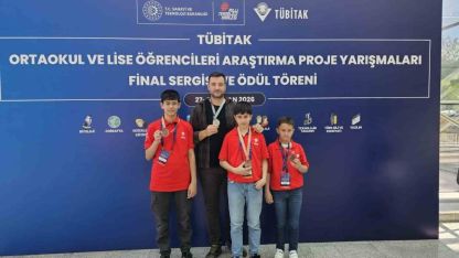 Erzurumlu gençler TÜBİTAK’ta tarihi başarı sergiledi