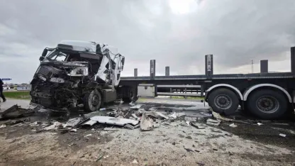 Bitlis'in Ahlat ilçesinde trafik kazası, 1 yaralı