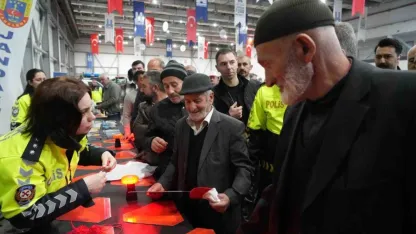Erzurum’da örnek proje: "Reflektörle yol al güvende kal"