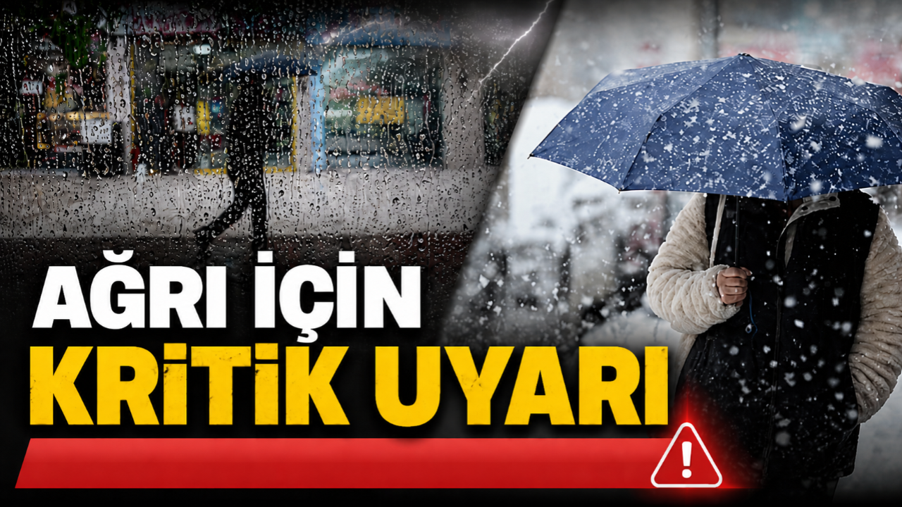 Ağrı Valiliği’nden Meteorolojik Uyarı
