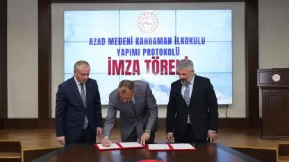 Ağrı’da 8 Derslikli İlkokul İçin İş Birliği Protokolü İmzalandı