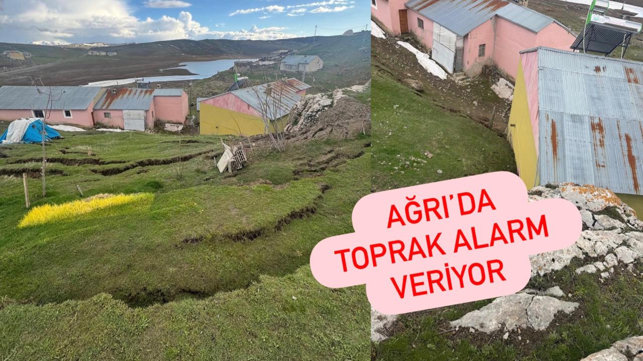 Ağrı’da Toprak Alarm Veriyor