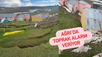 Ağrı’da Toprak Alarm Veriyor
