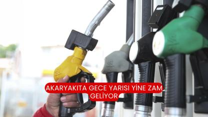 Akaryakıta gece yarısı yine zam geliyor