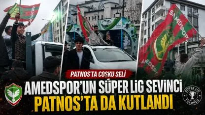 Amedspor’un Süper Lig Sevinci Patnos’ta da Kutlandı