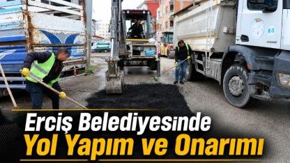 Erciş Belediyesi’nden Bozulan Yollara Hızlı Müdahale