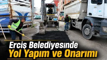 Erciş Belediyesi’nden Bozulan Yollara Hızlı Müdahale